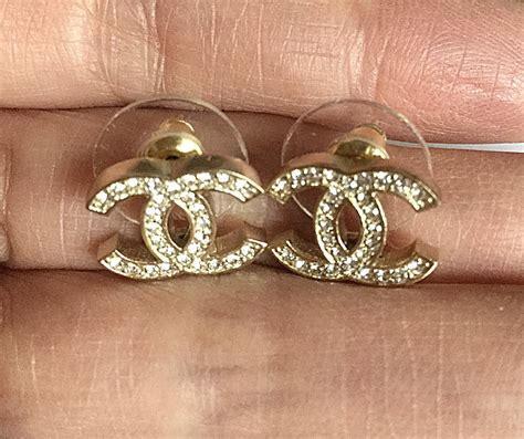 classic chanel cc earrings|Chanel earrings classic cc price.